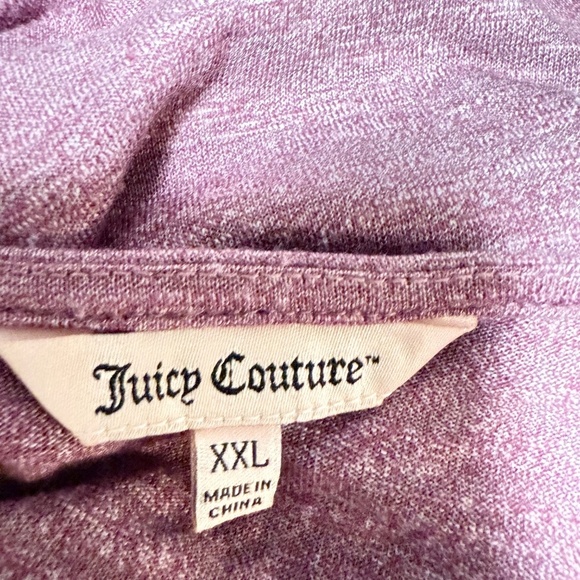 Juicy Couture Open Shoulder Top Blouse SZ XXL Comfort Stretchy Streetwear - Picture 4 of 5